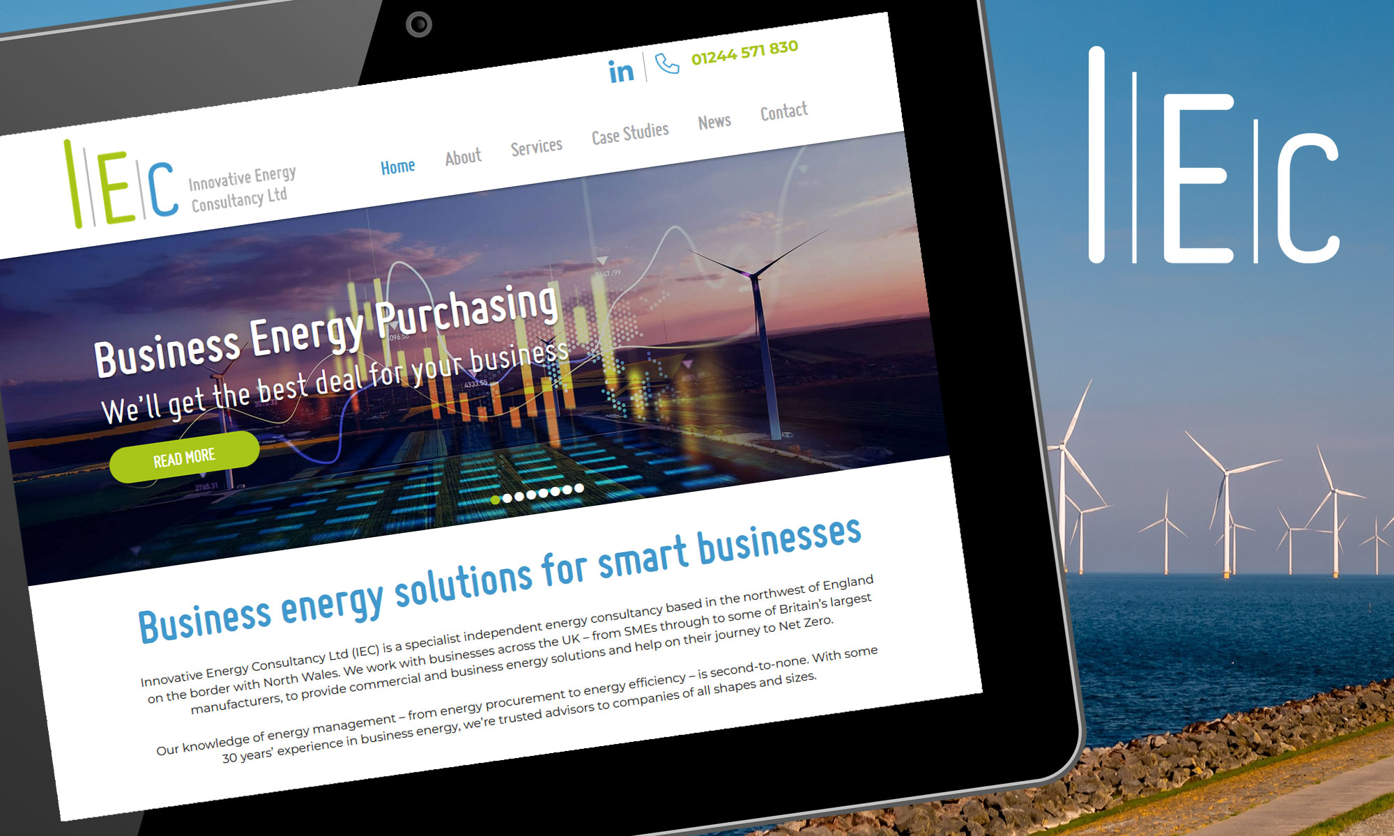 Innovative Energy Consultancy website