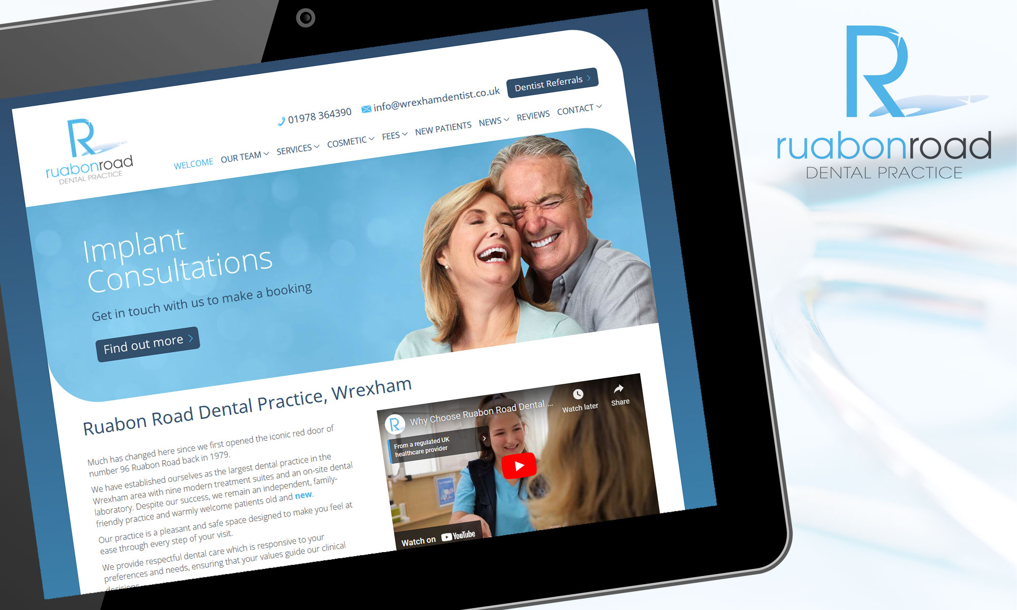 Ruabon Road Dental Practice website